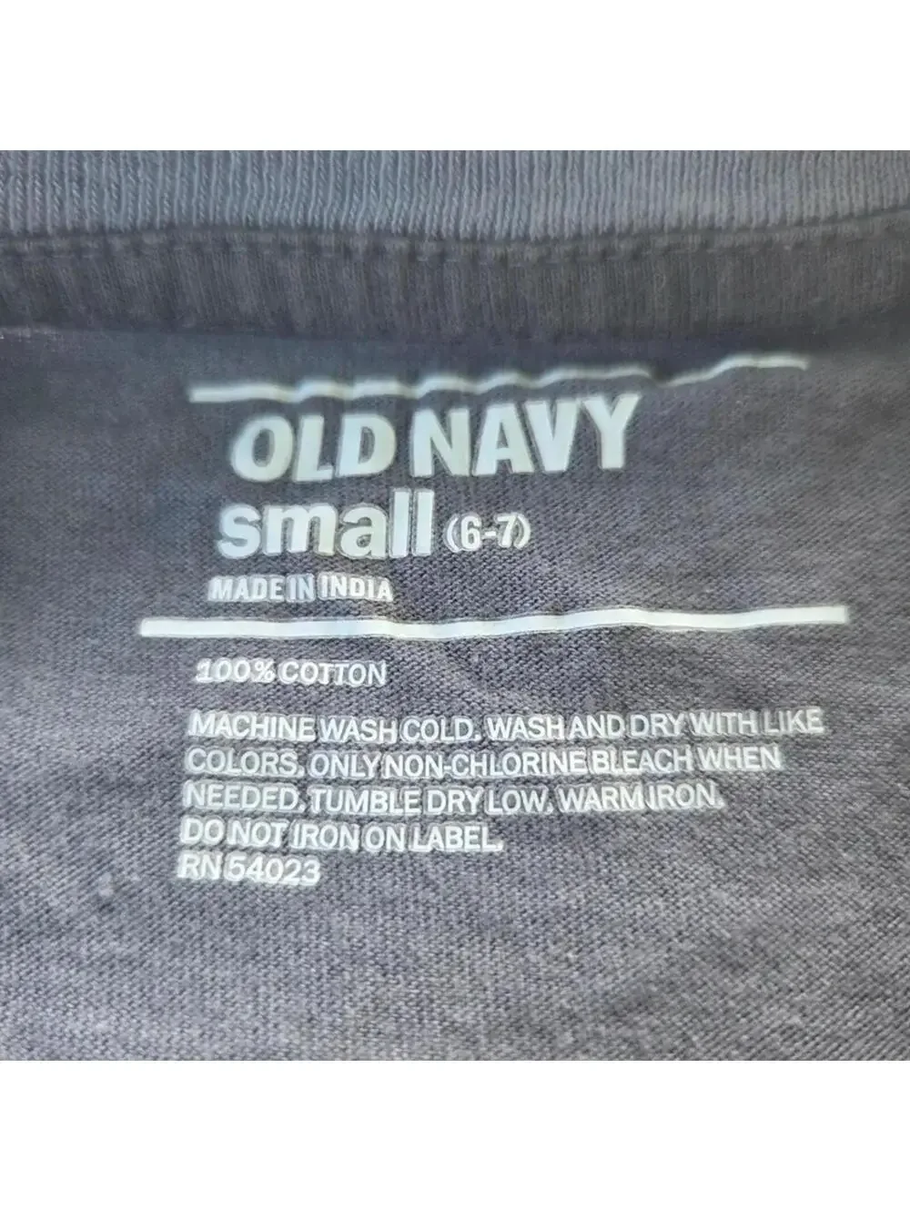 Old Navy Boys Graphic Long Sleeve Shirt Gray Size 6-7 #1236